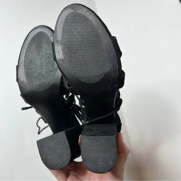 Madden Girl | Strappy Lace Up Block Heel - Picture 3 of 3